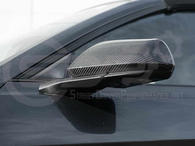 2015-2023 FORD MUSTANG S550 | CARBON FIBER SIDE MIRROR CAP COVER PAIR